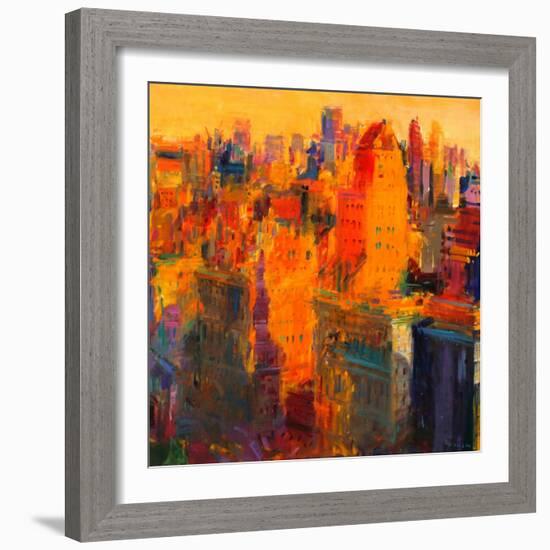 Manhattan, 2011-Peter Graham-Framed Giclee Print