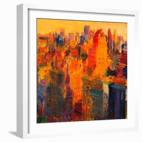 Manhattan, 2011-Peter Graham-Framed Giclee Print