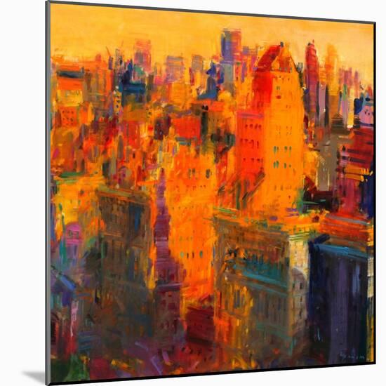 Manhattan, 2011-Peter Graham-Mounted Giclee Print