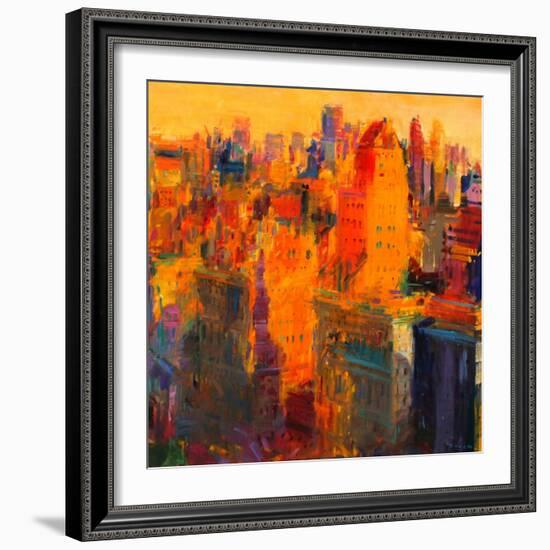 Manhattan, 2011-Peter Graham-Framed Giclee Print