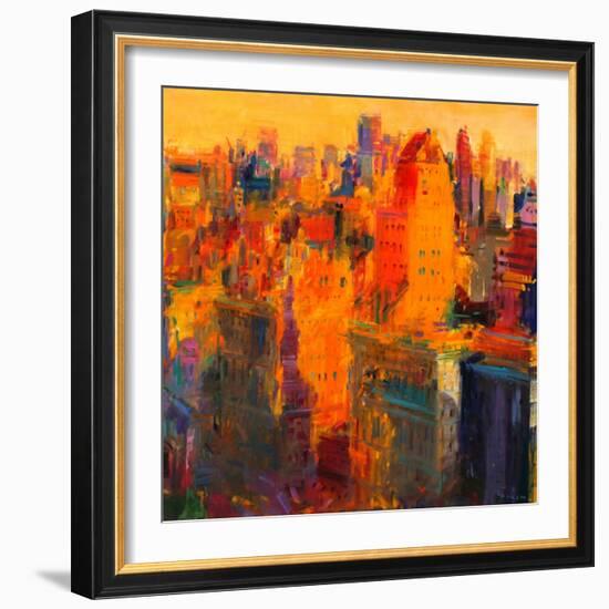 Manhattan, 2011-Peter Graham-Framed Giclee Print