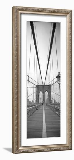 Manhattan and Brooklyn Bridge, New York City, USA-Alan Copson-Framed Photographic Print