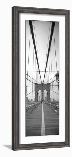 Manhattan and Brooklyn Bridge, New York City, USA-Alan Copson-Framed Photographic Print