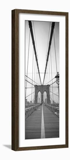 Manhattan and Brooklyn Bridge, New York City, USA-Alan Copson-Framed Photographic Print