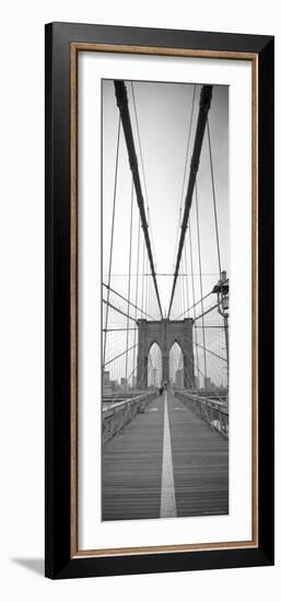 Manhattan and Brooklyn Bridge, New York City, USA-Alan Copson-Framed Photographic Print