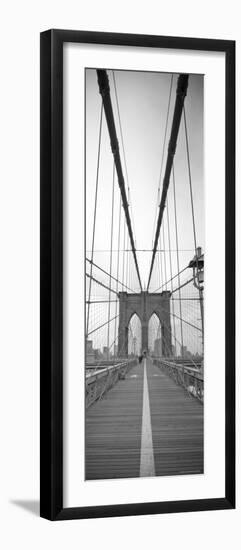 Manhattan and Brooklyn Bridge, New York City, USA-Alan Copson-Framed Photographic Print