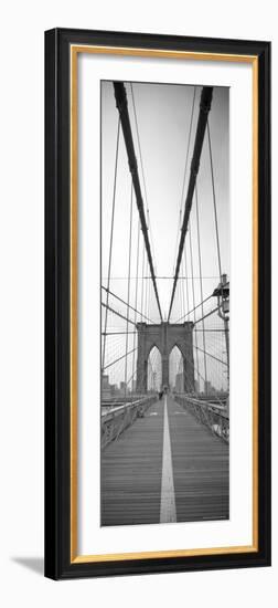 Manhattan and Brooklyn Bridge, New York City, USA-Alan Copson-Framed Photographic Print