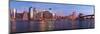 Manhattan and Brooklyn Bridge, NYC-Vadim Ratsenskiy-Mounted Giclee Print