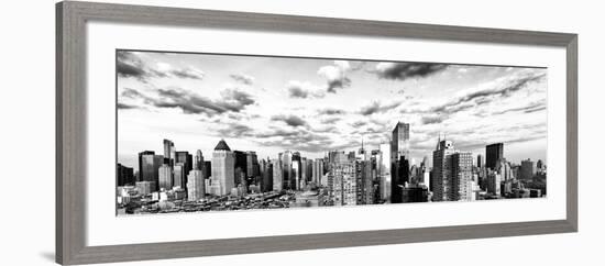 Manhattan at Sunset, Times Square and 42 Street, Midtown Manhattan, New York-Philippe Hugonnard-Framed Photographic Print