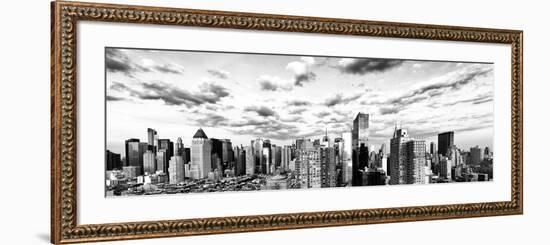 Manhattan at Sunset, Times Square and 42 Street, Midtown Manhattan, New York-Philippe Hugonnard-Framed Photographic Print