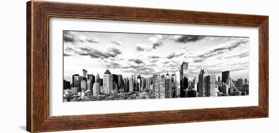 Manhattan at Sunset, Times Square and 42 Street, Midtown Manhattan, New York-Philippe Hugonnard-Framed Photographic Print