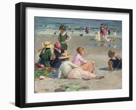 Manhattan Beach-Edward Henry Potthast-Framed Giclee Print