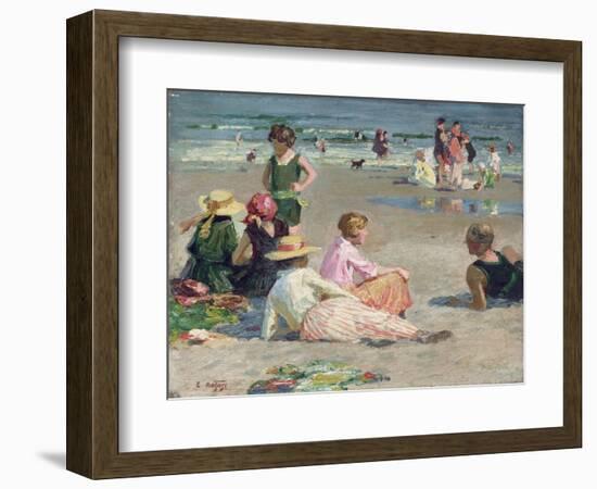 Manhattan Beach-Edward Henry Potthast-Framed Giclee Print