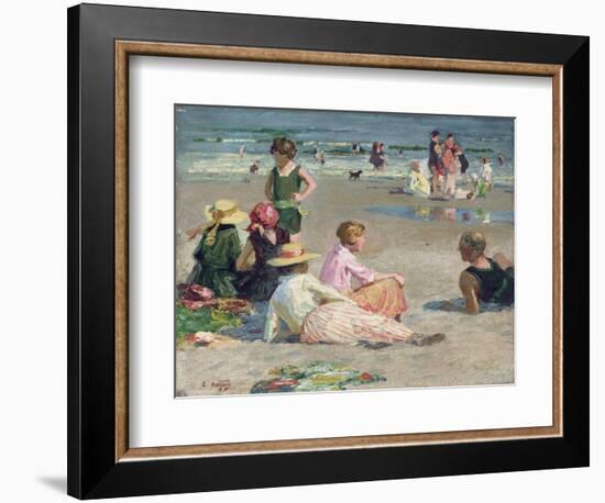 Manhattan Beach-Edward Henry Potthast-Framed Giclee Print