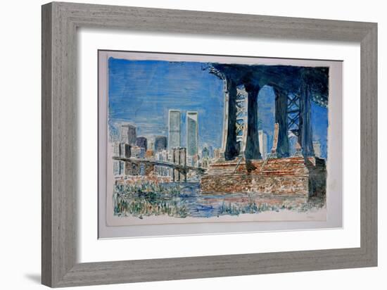 Manhattan Bridge, 1997-Anthony Butera-Framed Giclee Print