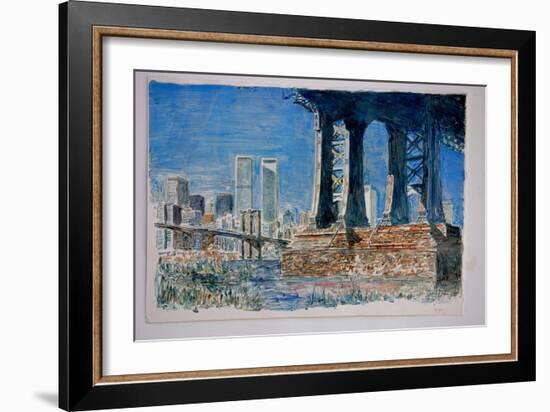 Manhattan Bridge, 1997-Anthony Butera-Framed Giclee Print