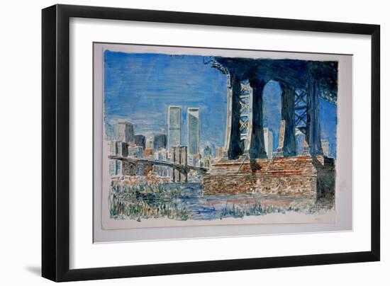 Manhattan Bridge, 1997-Anthony Butera-Framed Giclee Print