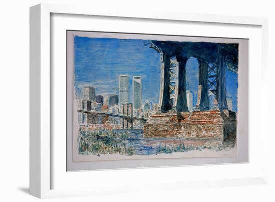 Manhattan Bridge, 1997-Anthony Butera-Framed Giclee Print