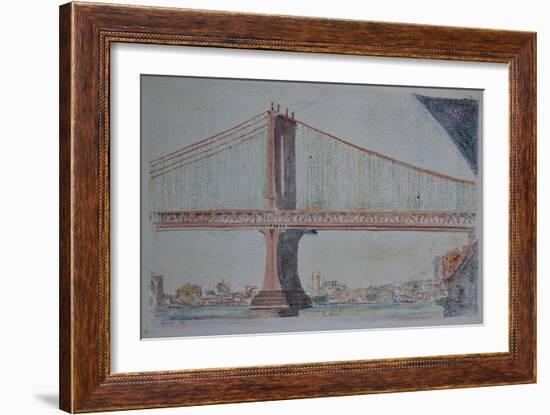 Manhattan Bridge, 1999-Anthony Butera-Framed Giclee Print