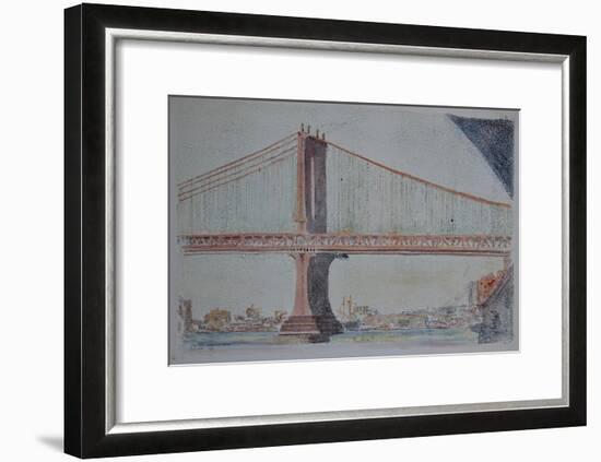 Manhattan Bridge, 1999-Anthony Butera-Framed Giclee Print
