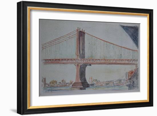 Manhattan Bridge, 1999-Anthony Butera-Framed Giclee Print