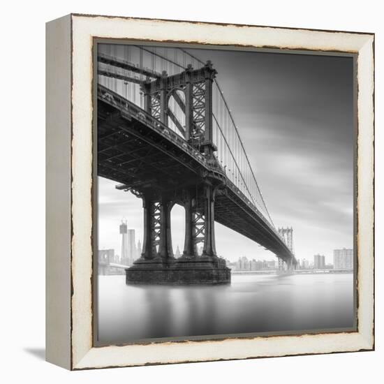 Manhattan Bridge 1-Moises Levy-Framed Premier Image Canvas