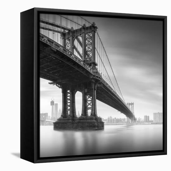 Manhattan Bridge 1-Moises Levy-Framed Premier Image Canvas