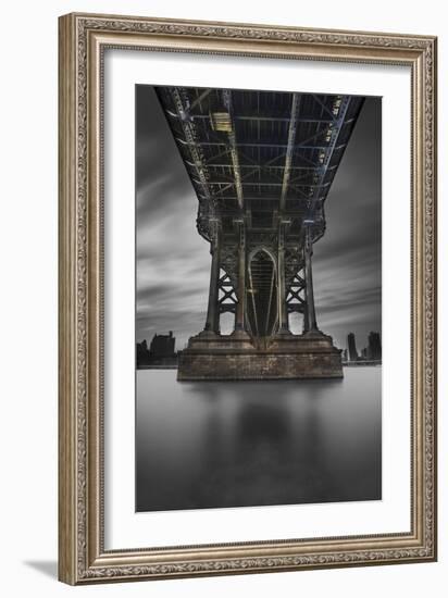 Manhattan Bridge 2 pop-Moises Levy-Framed Photographic Print