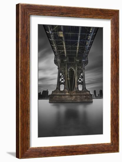 Manhattan Bridge 2 pop-Moises Levy-Framed Photographic Print