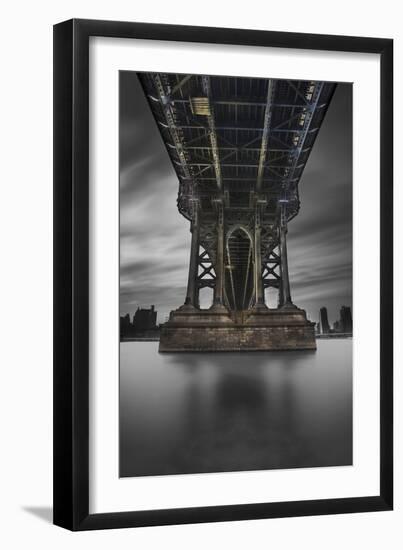 Manhattan Bridge 2 pop-Moises Levy-Framed Photographic Print