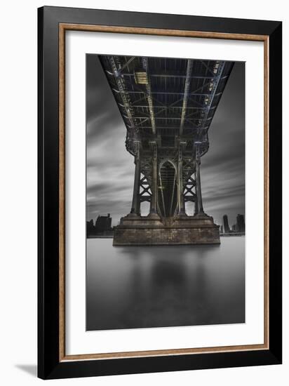 Manhattan Bridge 2 pop-Moises Levy-Framed Photographic Print