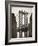 Manhattan Bridge and Empire State Building, New York City, USA-Alan Copson-Framed Photographic Print