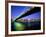 Manhattan Bridge and Skyline at Dusk-Alan Schein-Framed Photographic Print