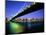 Manhattan Bridge and Skyline at Dusk-Alan Schein-Mounted Photographic Print