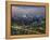 Manhattan Bridge and Skyline at Night-Michel Setboun-Framed Premier Image Canvas