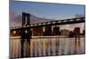 Manhattan Bridge at Dawn-Alan Blaustein-Mounted Photographic Print