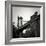 Manhattan Bridge BW Sq II-Erin Berzel-Framed Photographic Print