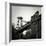 Manhattan Bridge BW Sq II-Erin Berzel-Framed Photographic Print