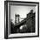 Manhattan Bridge BW Sq II-Erin Berzel-Framed Photographic Print