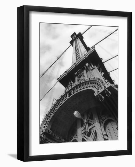 Manhattan Bridge Detail-Chris Bliss-Framed Photographic Print