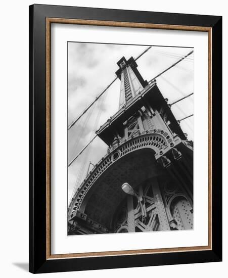 Manhattan Bridge Detail-Chris Bliss-Framed Photographic Print