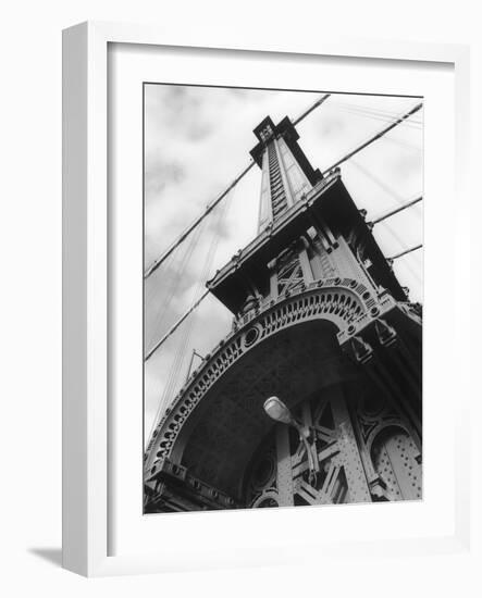 Manhattan Bridge Detail-Chris Bliss-Framed Photographic Print