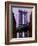 Manhattan Bridge, Empire State Building, New York City, USA-Alan Schein-Framed Photographic Print