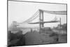 Manhattan Bridge from Brooklyn-null-Mounted Art Print