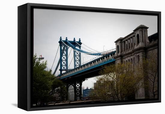 Manhattan Bridge II-Erin Berzel-Framed Premier Image Canvas