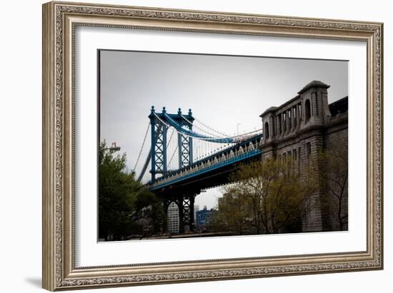 Manhattan Bridge II-Erin Berzel-Framed Photographic Print