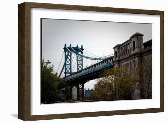 Manhattan Bridge II-Erin Berzel-Framed Photographic Print