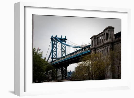 Manhattan Bridge II-Erin Berzel-Framed Photographic Print