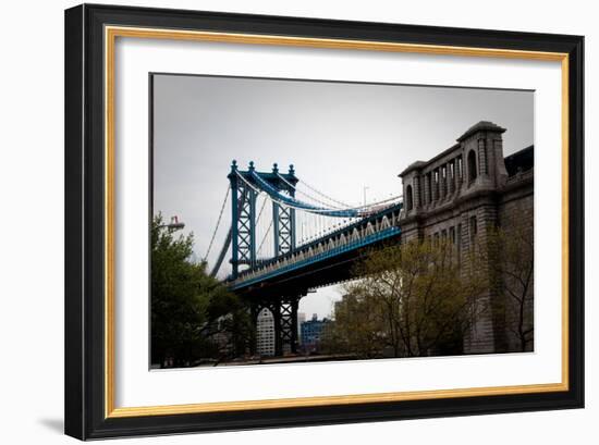 Manhattan Bridge II-Erin Berzel-Framed Photographic Print