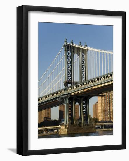 Manhattan Bridge, New York City, New York, USA-R H Productions-Framed Photographic Print